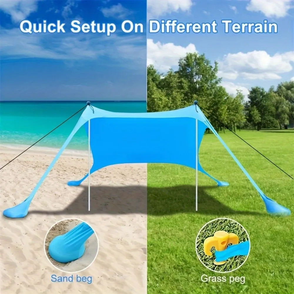 Pop Up Beach Tent Sunshade UPF50 Outdoor Shelter Camping Trips