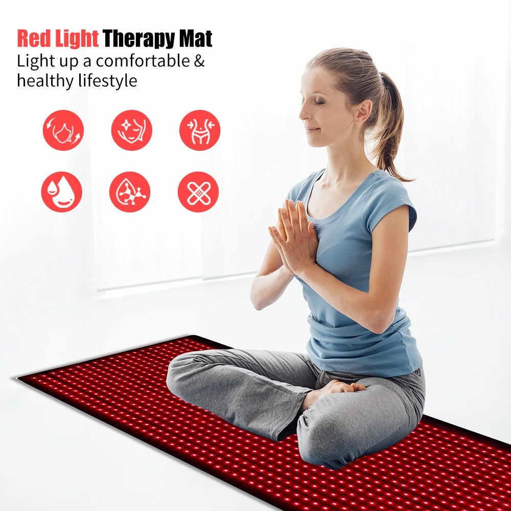 Full Body Infrared Light Therapy Mat LED Blanket 660nm 850nm