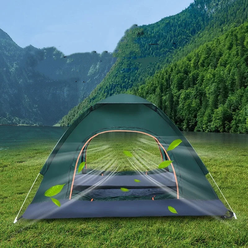 Two Person Outdoor Pop Up Tent Waterproof Automatic Sun Shelter