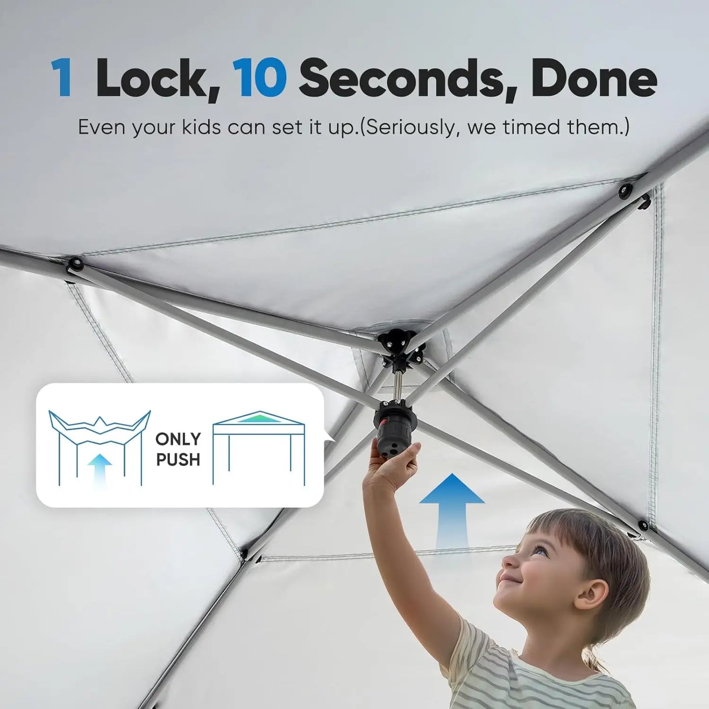 Portable Pop Up Screened Canopy Tent With Mosquito Netting Patio