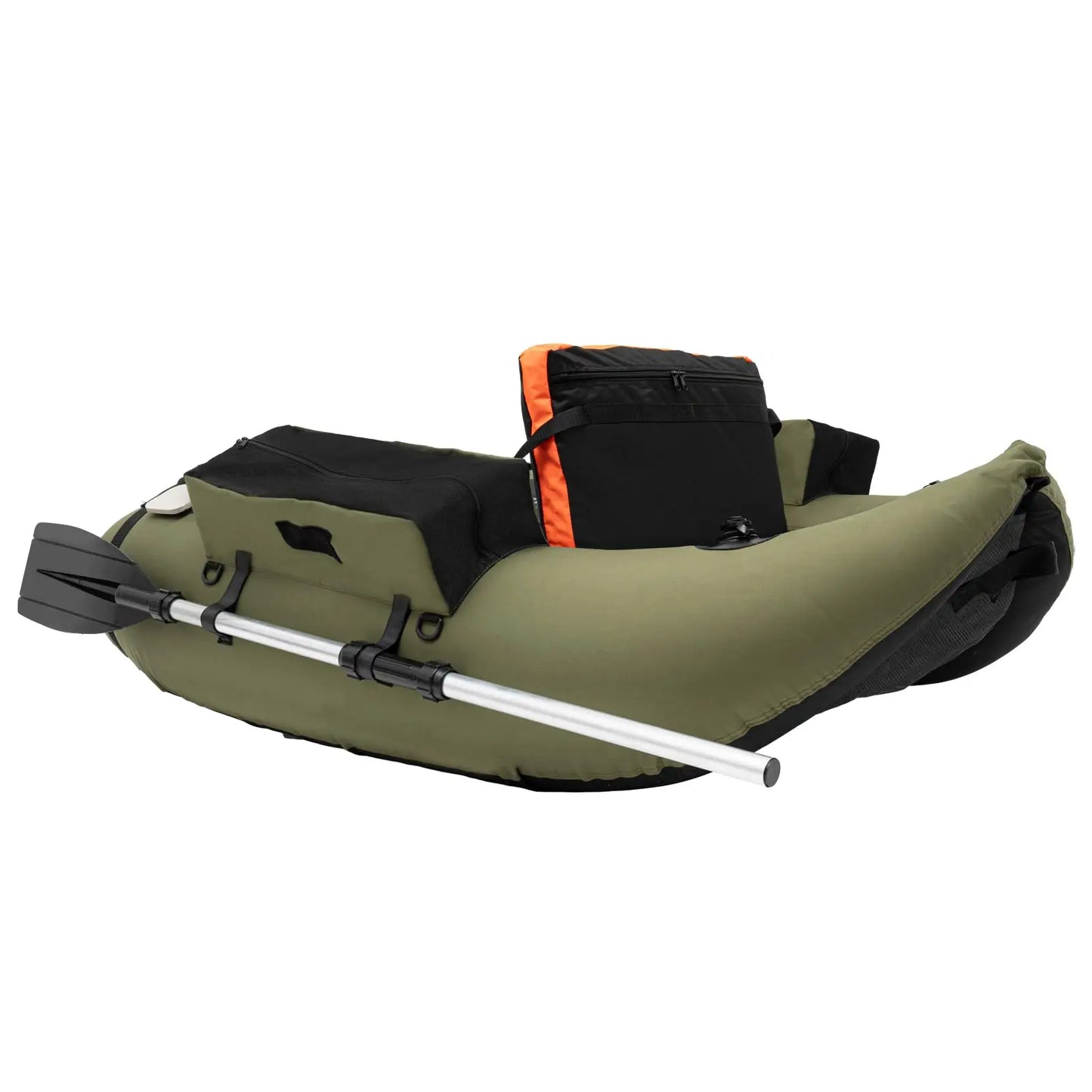 Inflatable U Shaped Fishing Float Tube With Pump Paddle Storage