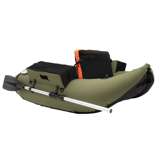Inflatable U Shaped Fishing Float Tube With Pump Paddle Storage