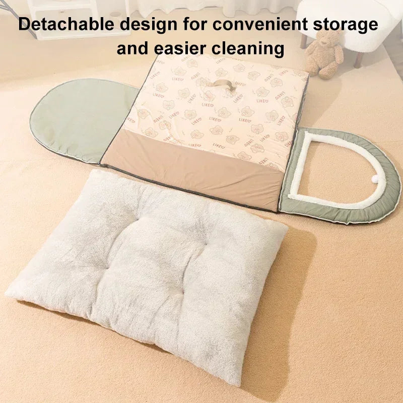 Winter Warm Dog House Detachable Bed Kennel For Pets