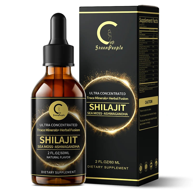 MINCH Shilajit Liquid Drops With Sea Moss And Herbal Fusion
