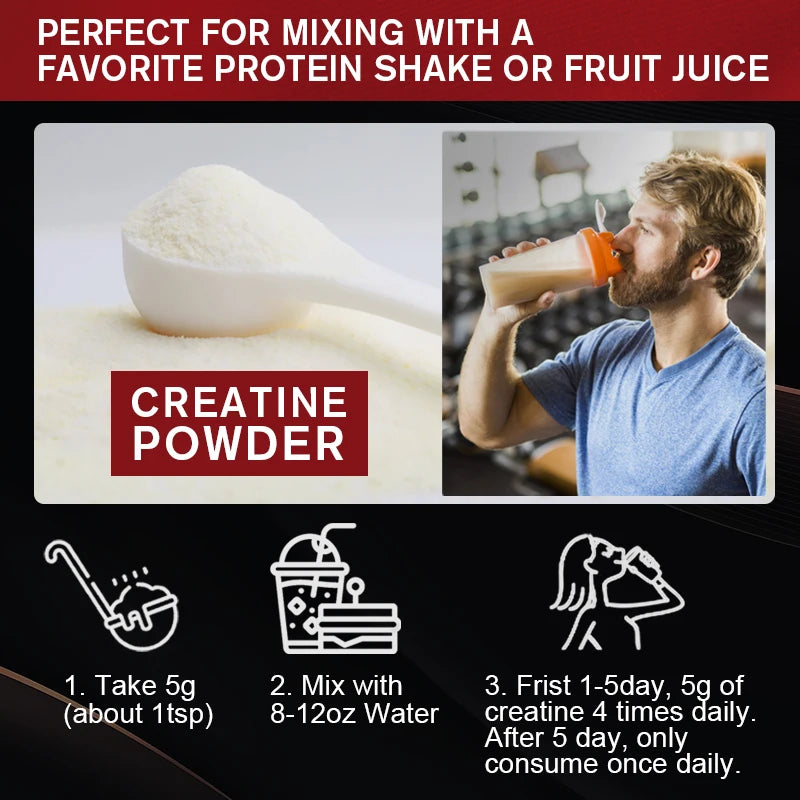 MINCH Creatine Monohydrate Powder For Men And Women