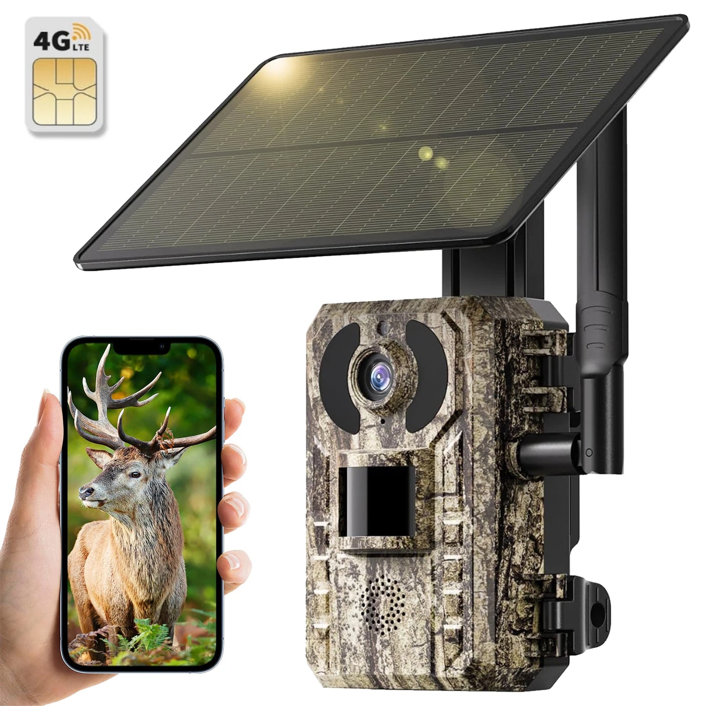 4G LTE Trail Camera With Live Streaming 2K Ultra Video
