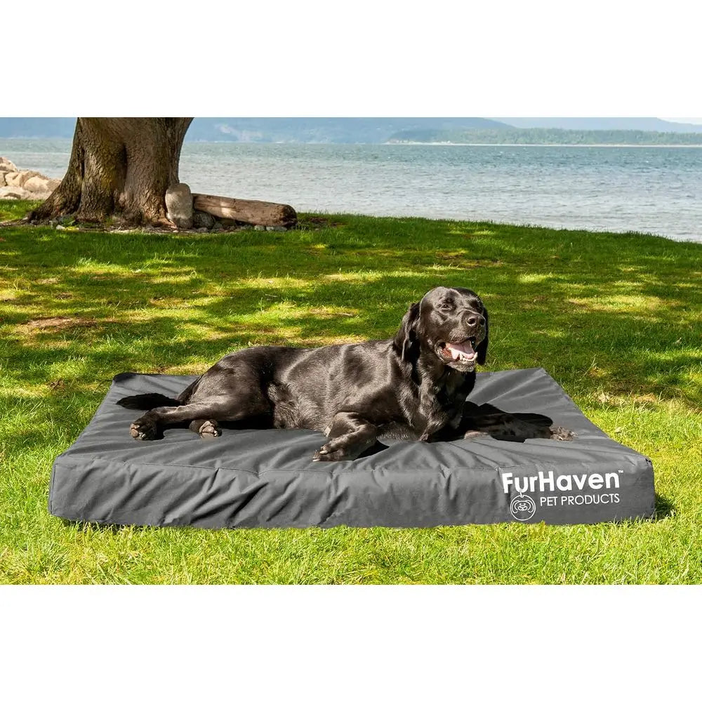 Water Resistant Orthopedic Dog Bed With Removable Washable Cover