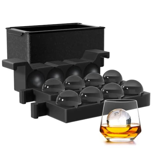 Clear Ice Ball Maker For Whiskey Circle Ice Cube Tray