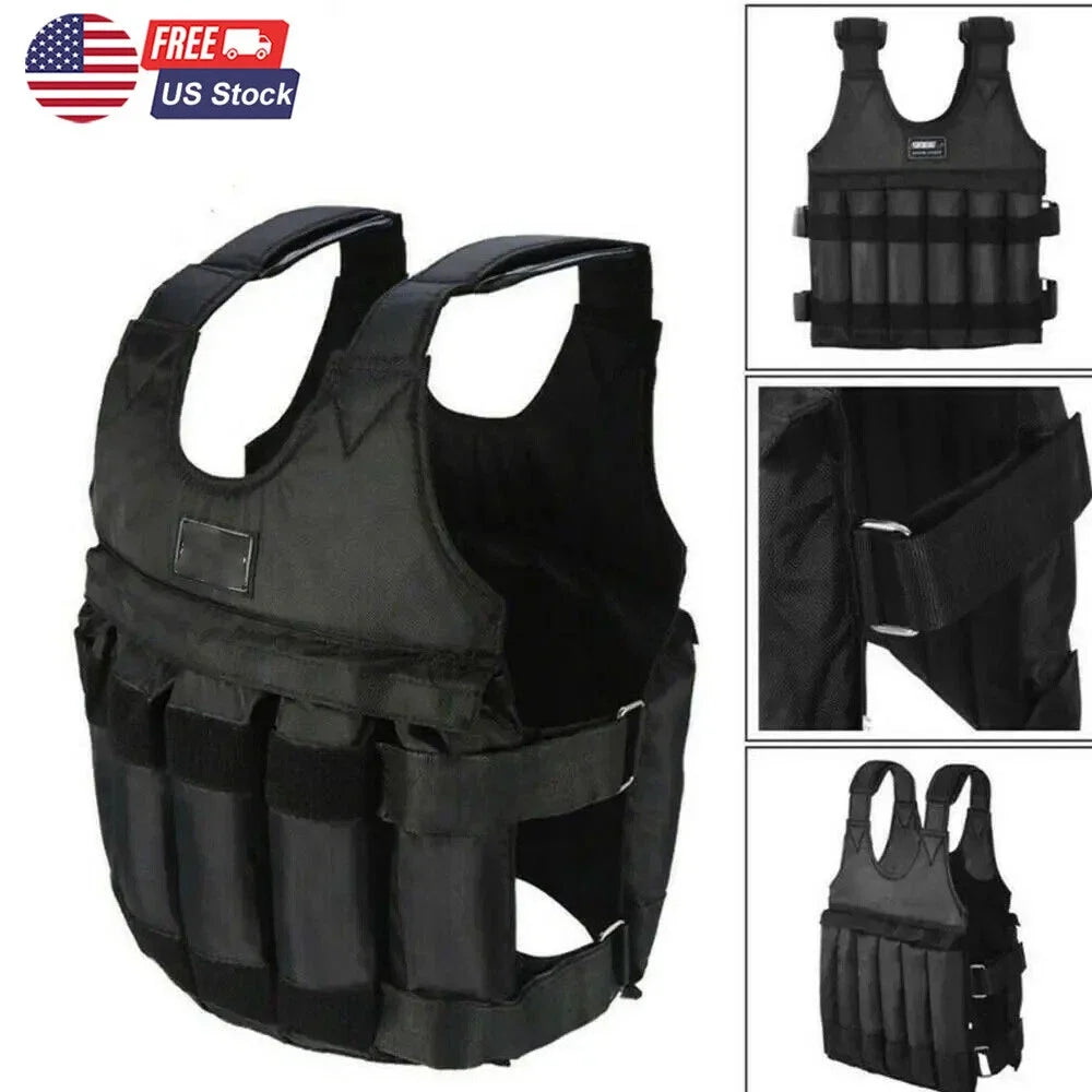 NONED Adjustable Weighted Vest For Cardio Training And Jogging