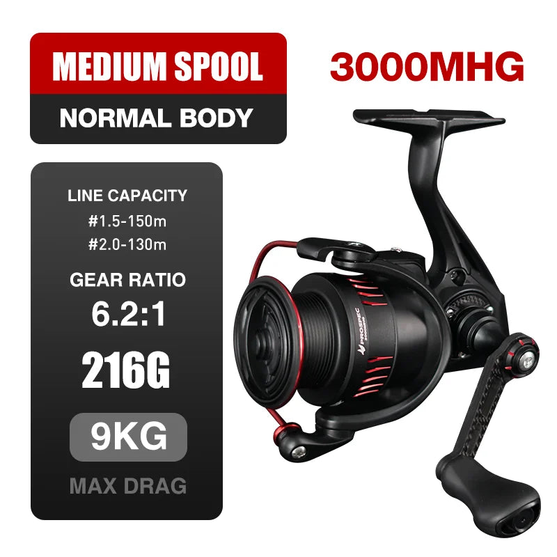 SeaSir Prospec Spinning Reel P Series Ultralight Carbon Fiber