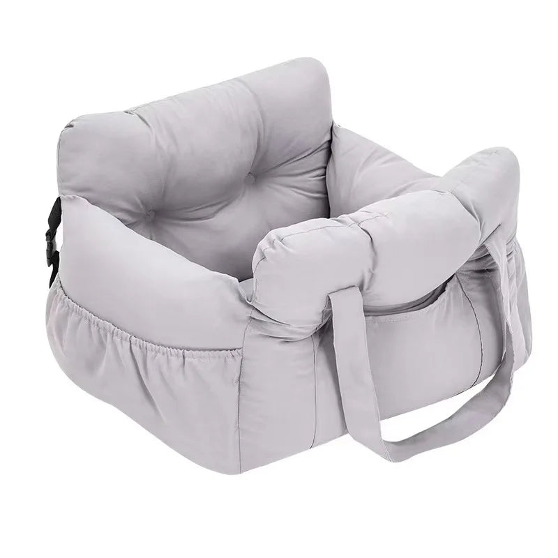 NONECN Dog Car Seat With Safety Belt Non-Slip Travel Carrier