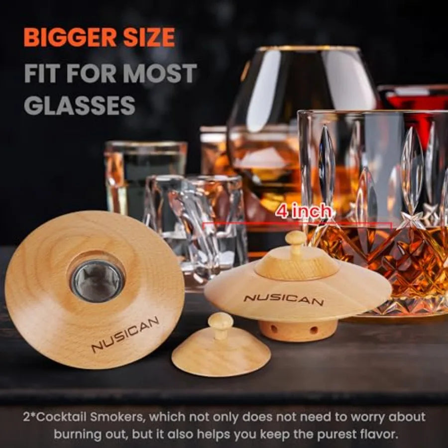 Cocktail Smoker Kit With Torch For Whiskey And Bourbon
