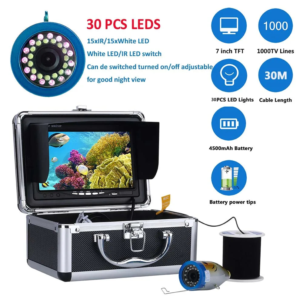 MountainOne Underwater Fishing Camera With IR LEDs For Ice