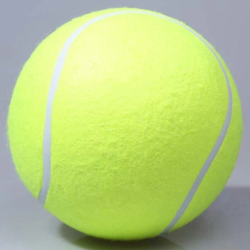 Durable Dog Tennis Ball Chew Toy for Fetch and Training
