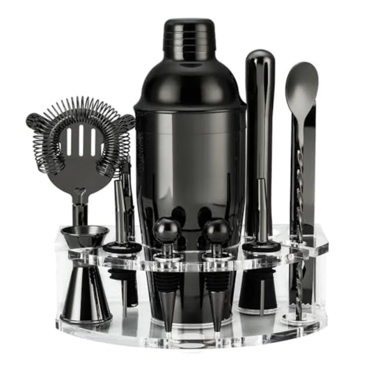 Bartender Kit Stainless Steel Cocktail Shaker Set With Bar Accessories