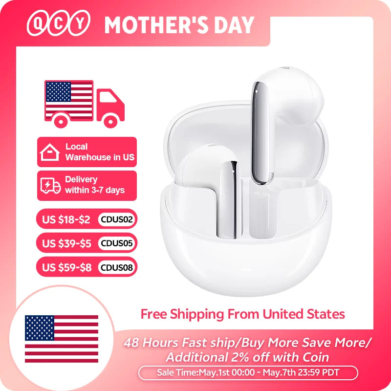 QCY HT10 AilyBuds Pro Plus ANC Wireless Earphones with LDAC