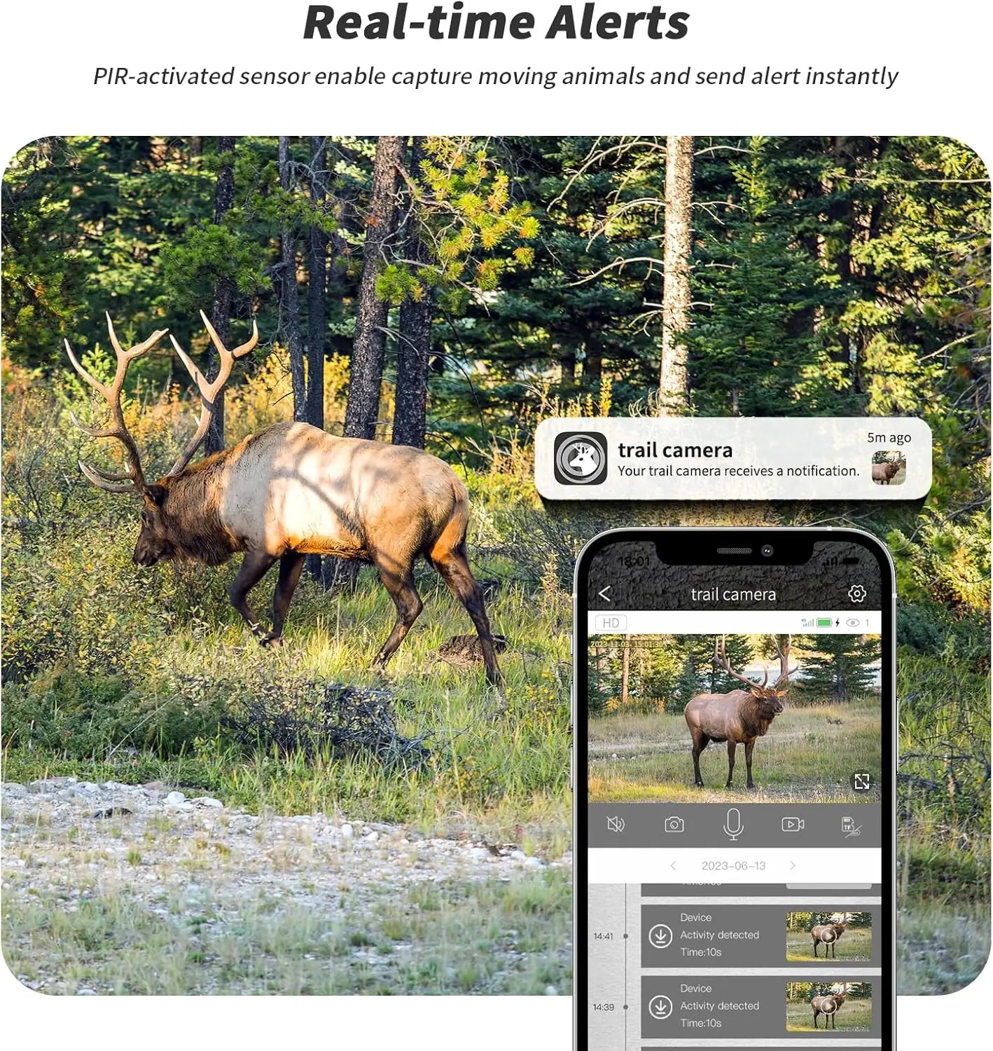4G LTE Trail Camera With Live Streaming 2K Ultra Video
