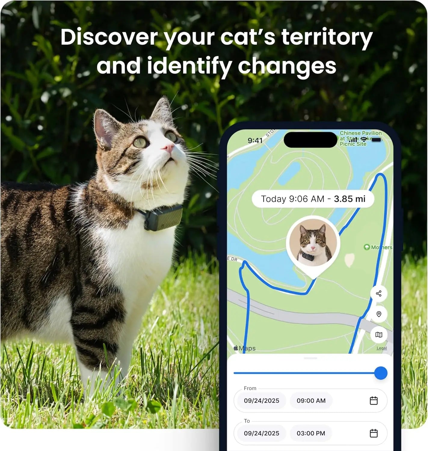 Smart GPS Dog Tracker With Health Monitoring Virtual Fence