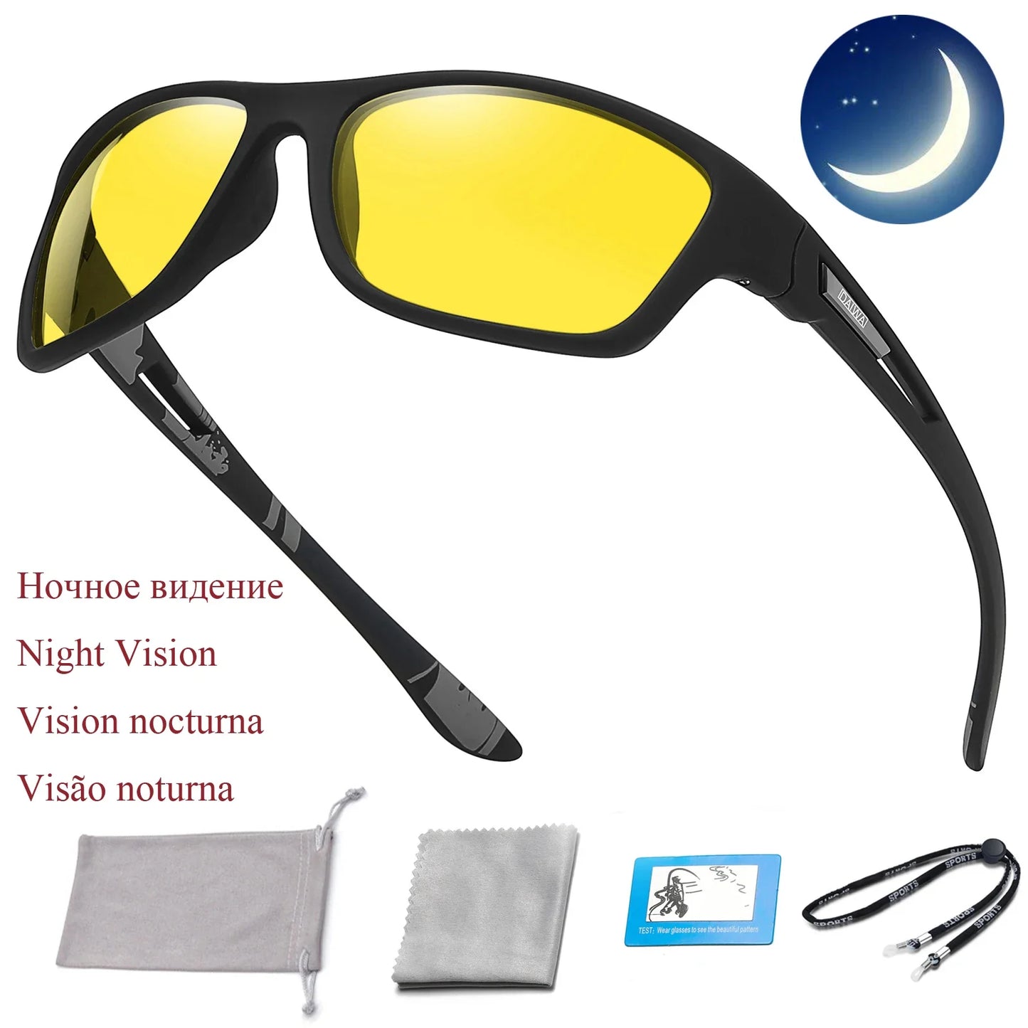 Polarized Unisex Fishing Sunglasses UV400 for Driving Cycling