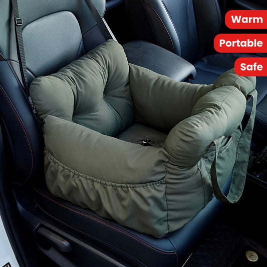 NONECN Dog Car Seat With Safety Belt Non-Slip Travel Carrier