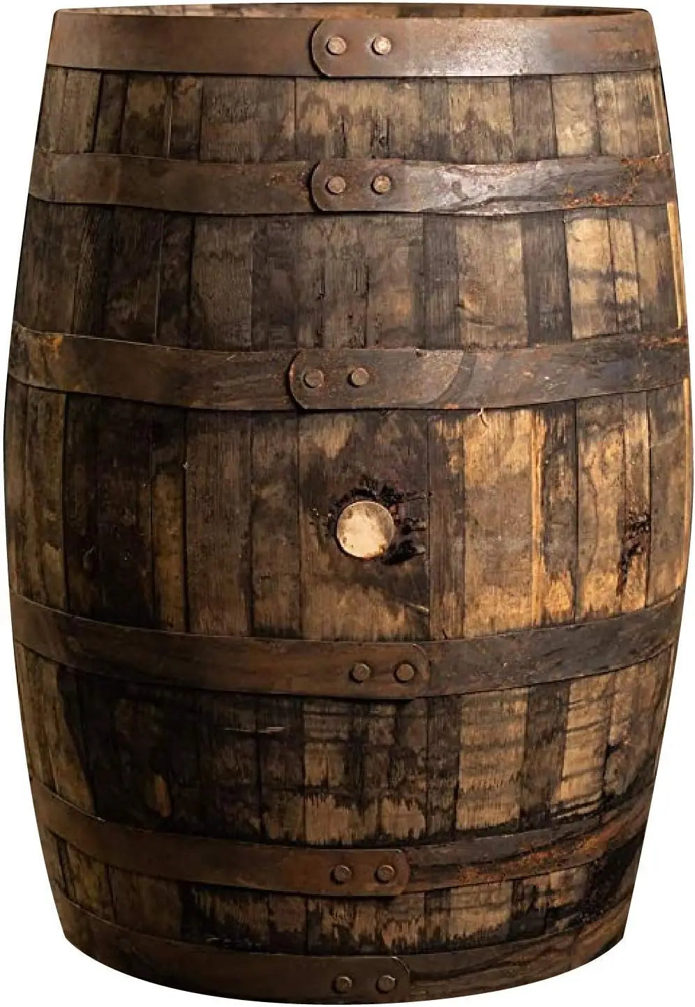 XMSJ Authentic Bourbon Barrel American White Oak Wood Decoration