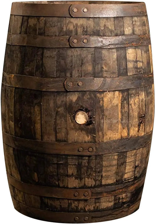 XMSJ Authentic Bourbon Barrel American White Oak Wood Decoration