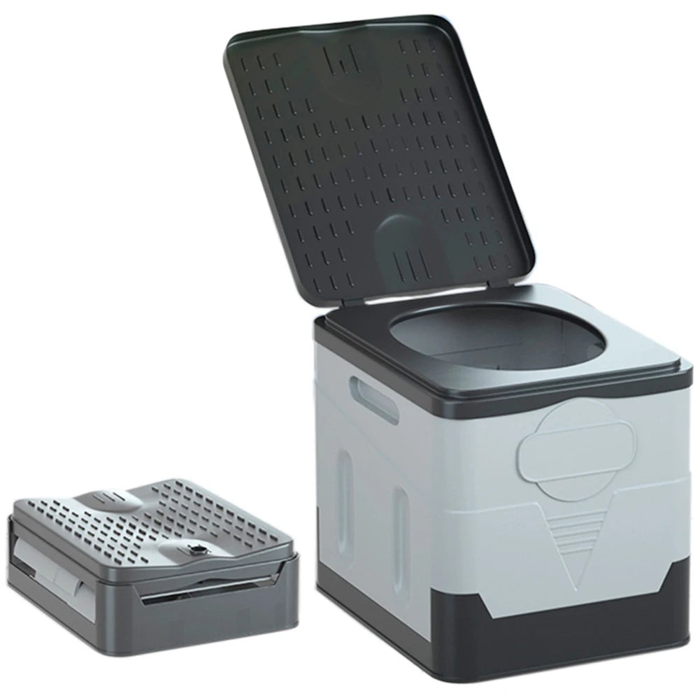 Portable Folding Outdoor Toilet for Camping and Hiking Trips