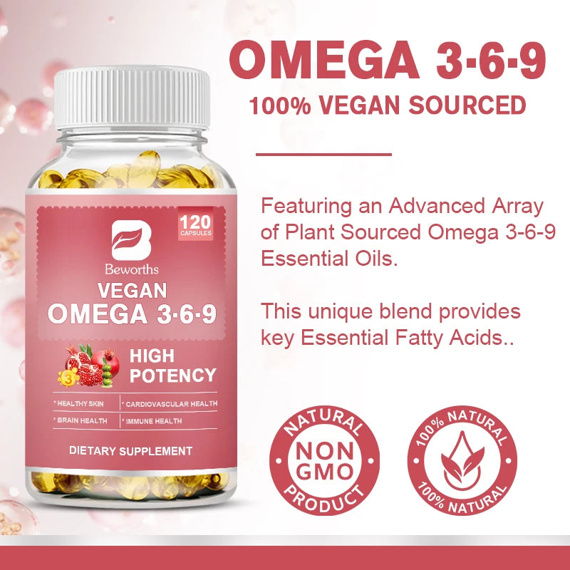Beworths Omega 3 6 9 Capsules Supports Immune Health