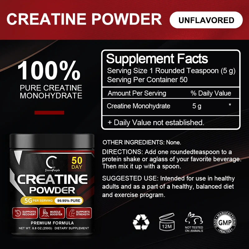 MINCH Creatine Monohydrate Powder For Men And Women
