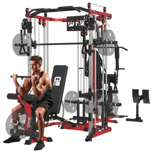 All In One Home Gym System Power Cage Cable Crossover