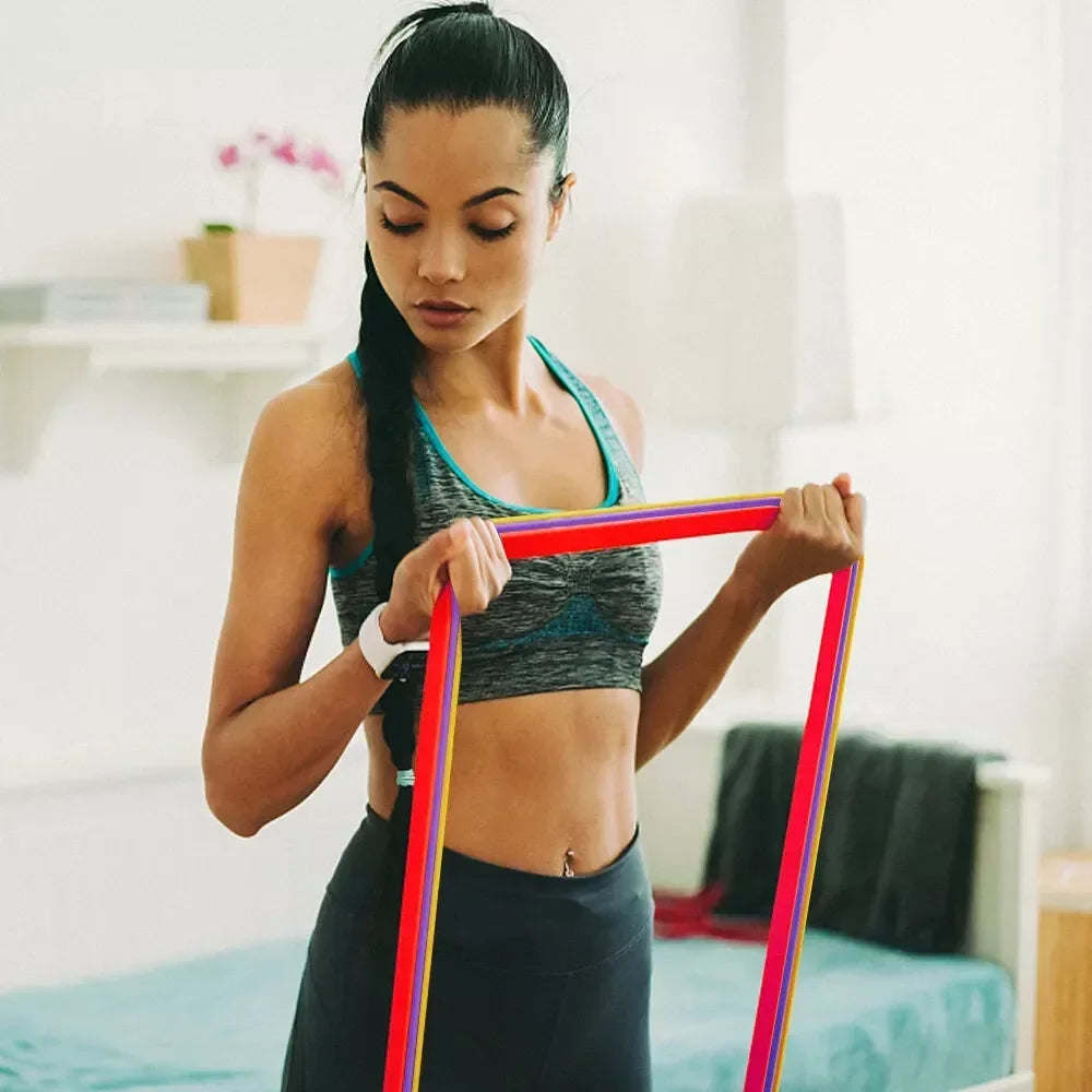 NONE TPE Gym Resistance Bands For Home Workouts And Rehab