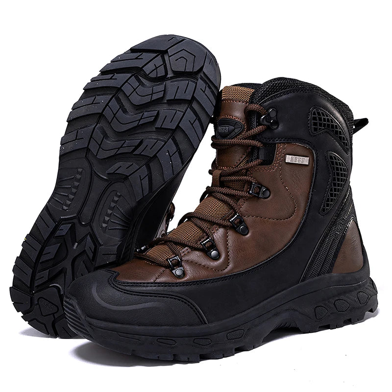 Louis KADHRCN Mens Hiking Boots Waterproof Breathable Outdoor