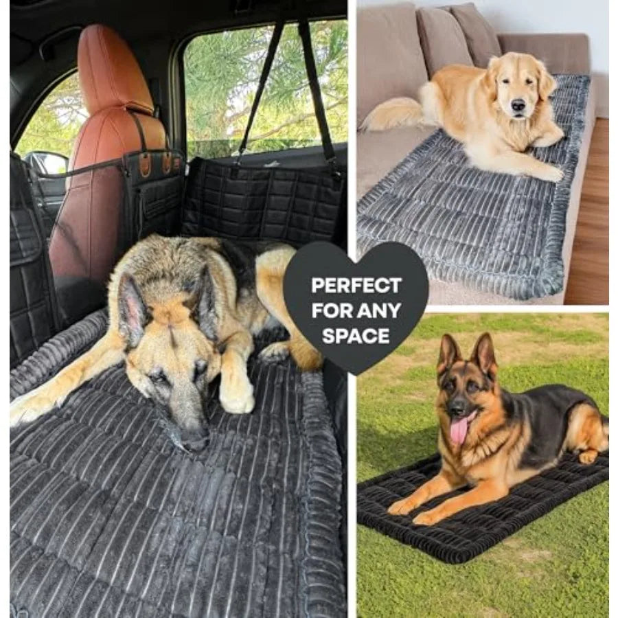 Car Back Seat Dog Bed Extender Non Slip Travel Mat