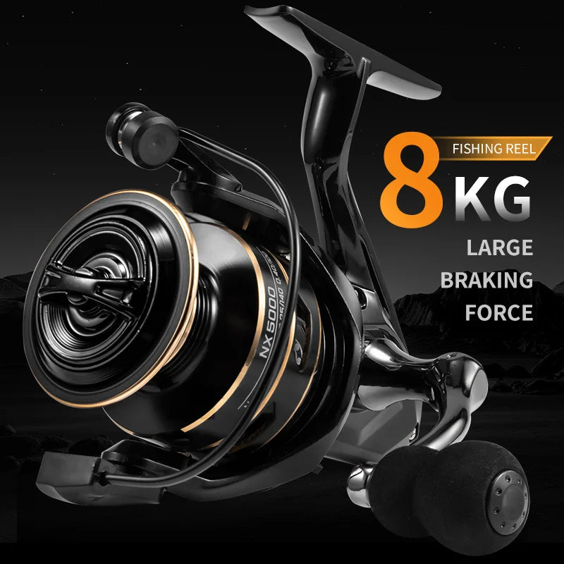 J-BARZILLA NX Spinning Fishing Reel 10kg Max Drag High Speed
