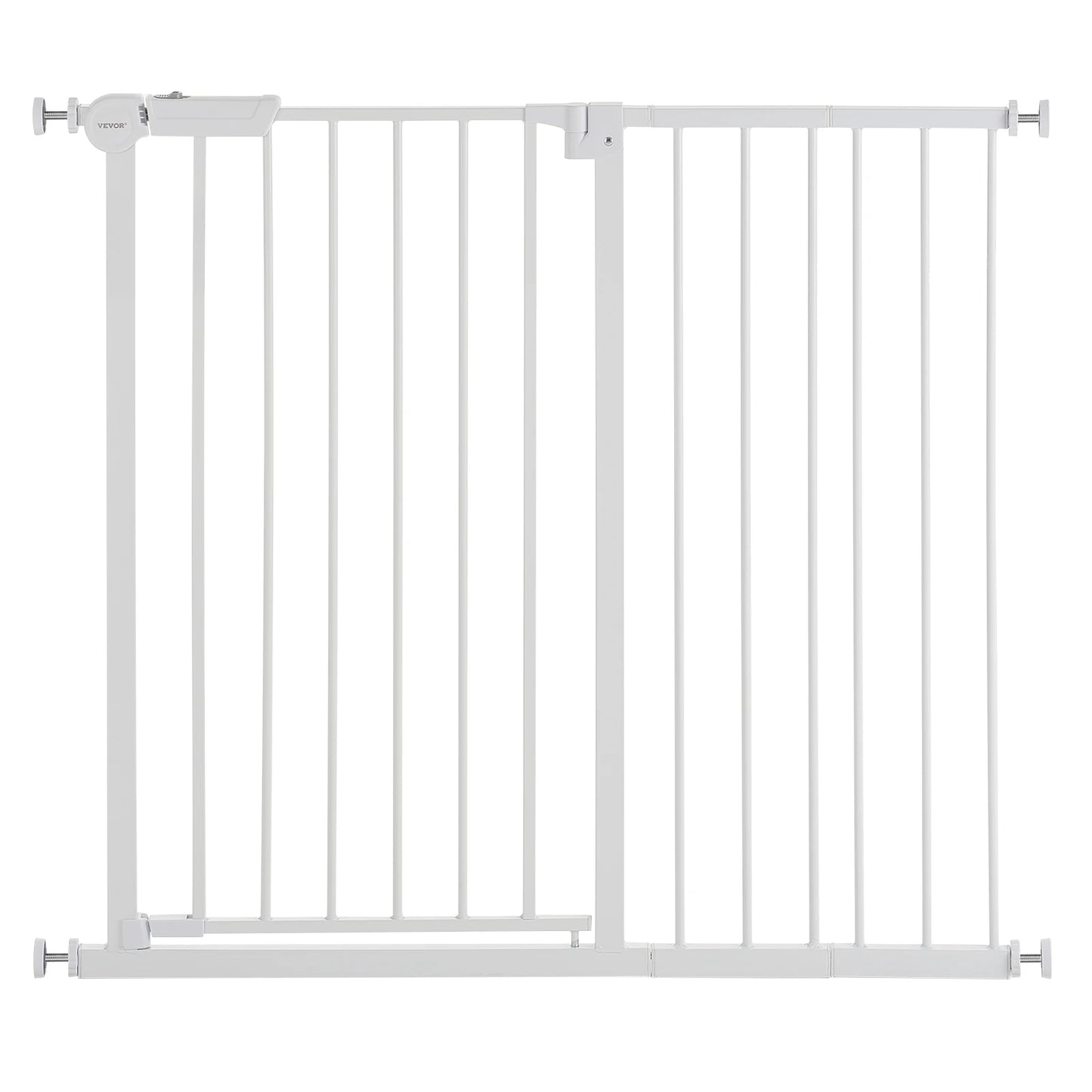 SucceBuy Baby Gate Pressure Mount Walk Through For Dogs
