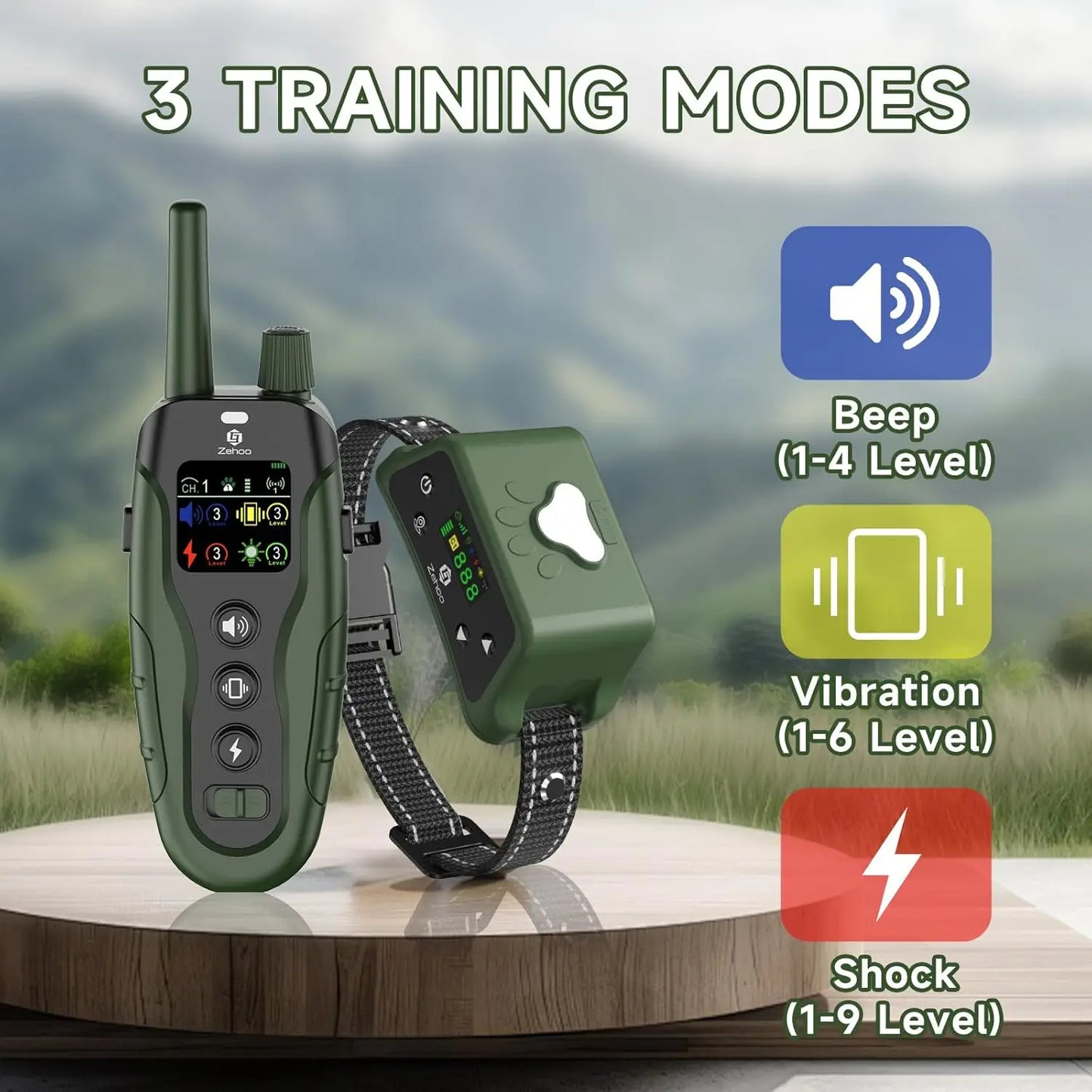 XMSJ GPS Wireless Fence 2 In 1 Remote Training 999 Yard Range