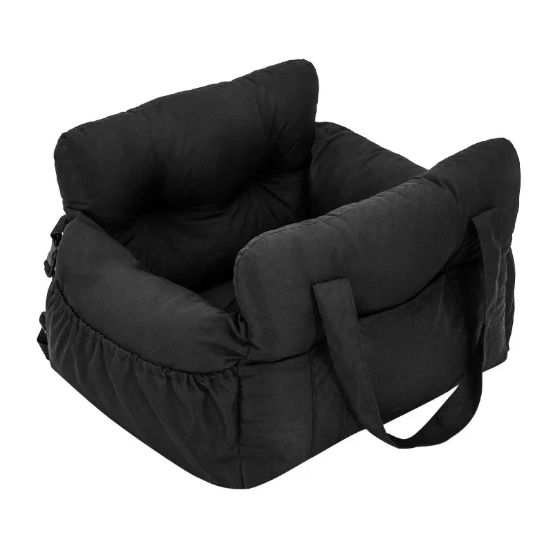 NONECN Dog Car Seat With Safety Belt Non-Slip Travel Carrier