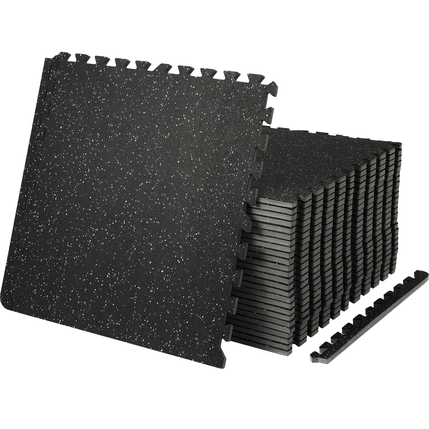 SucceBuy Interlocking Gym Floor Mats Rubber EVA Foam Waterproof