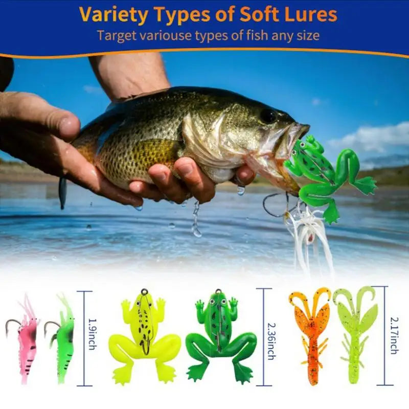 Advent Calendar Fishing Lures Kit Lake Bass Tackle