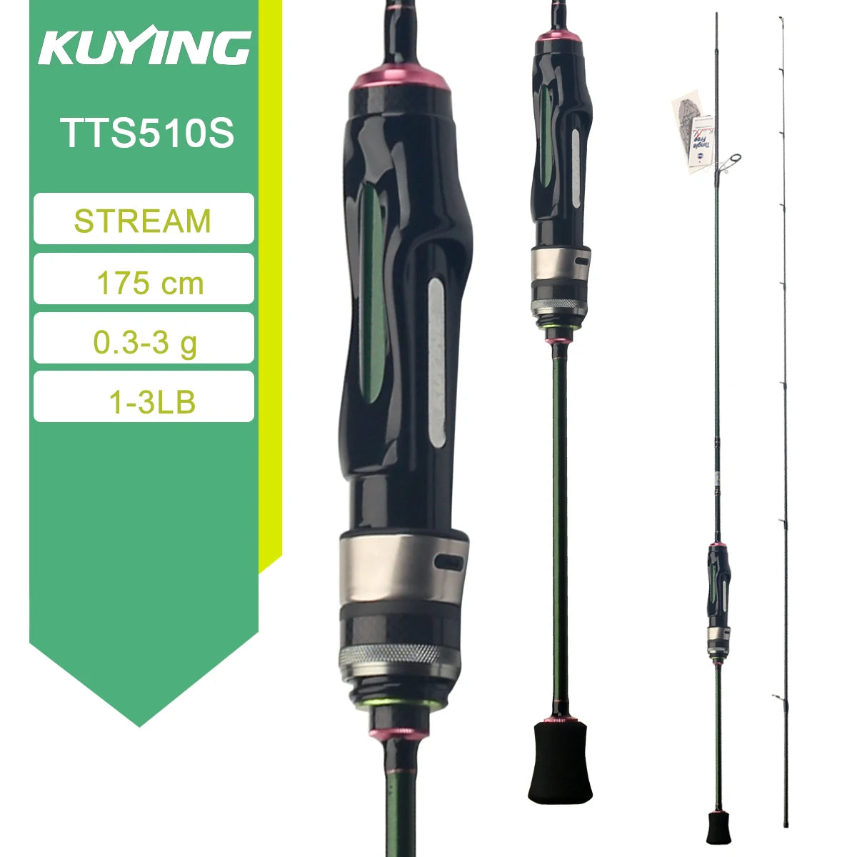 Kuying Teton Spinning Casting Rod For Lure Fishing Baitcaster