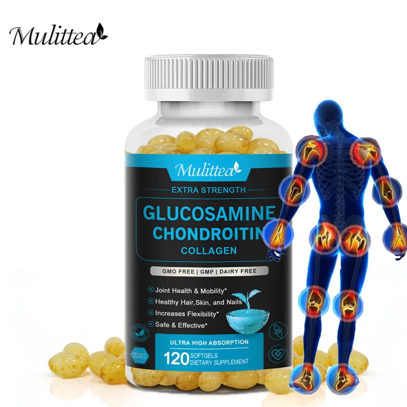Mulittea Glucosamine Chondroitin For Joint And Knee Pain And Mobility