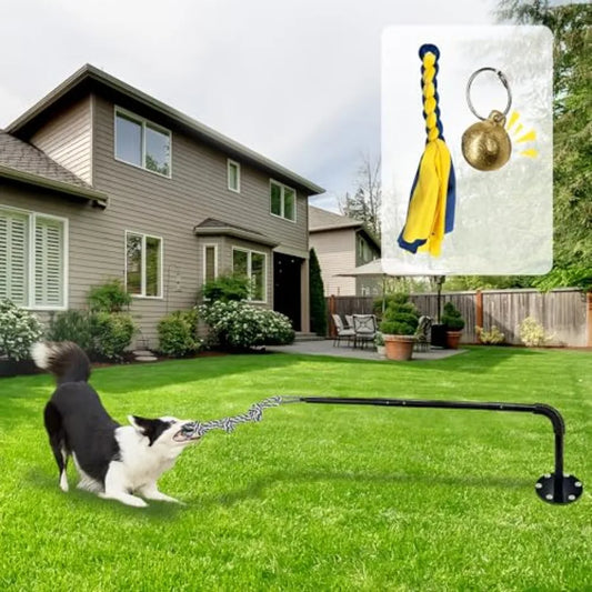 Tether Tug Outdoor Dog Toy Interactive Exercise Game