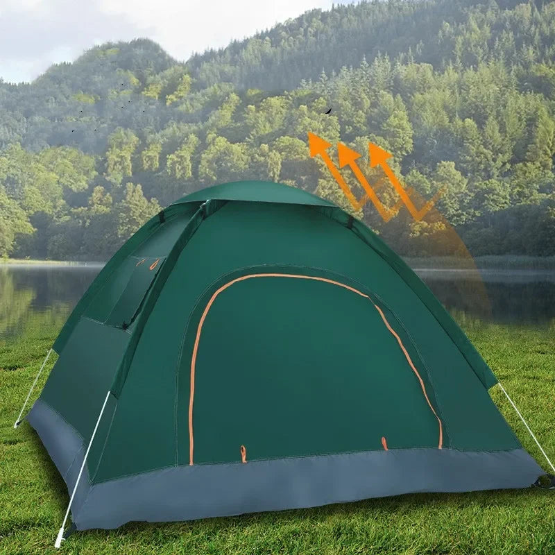 Two Person Outdoor Pop Up Tent Waterproof Automatic Sun Shelter