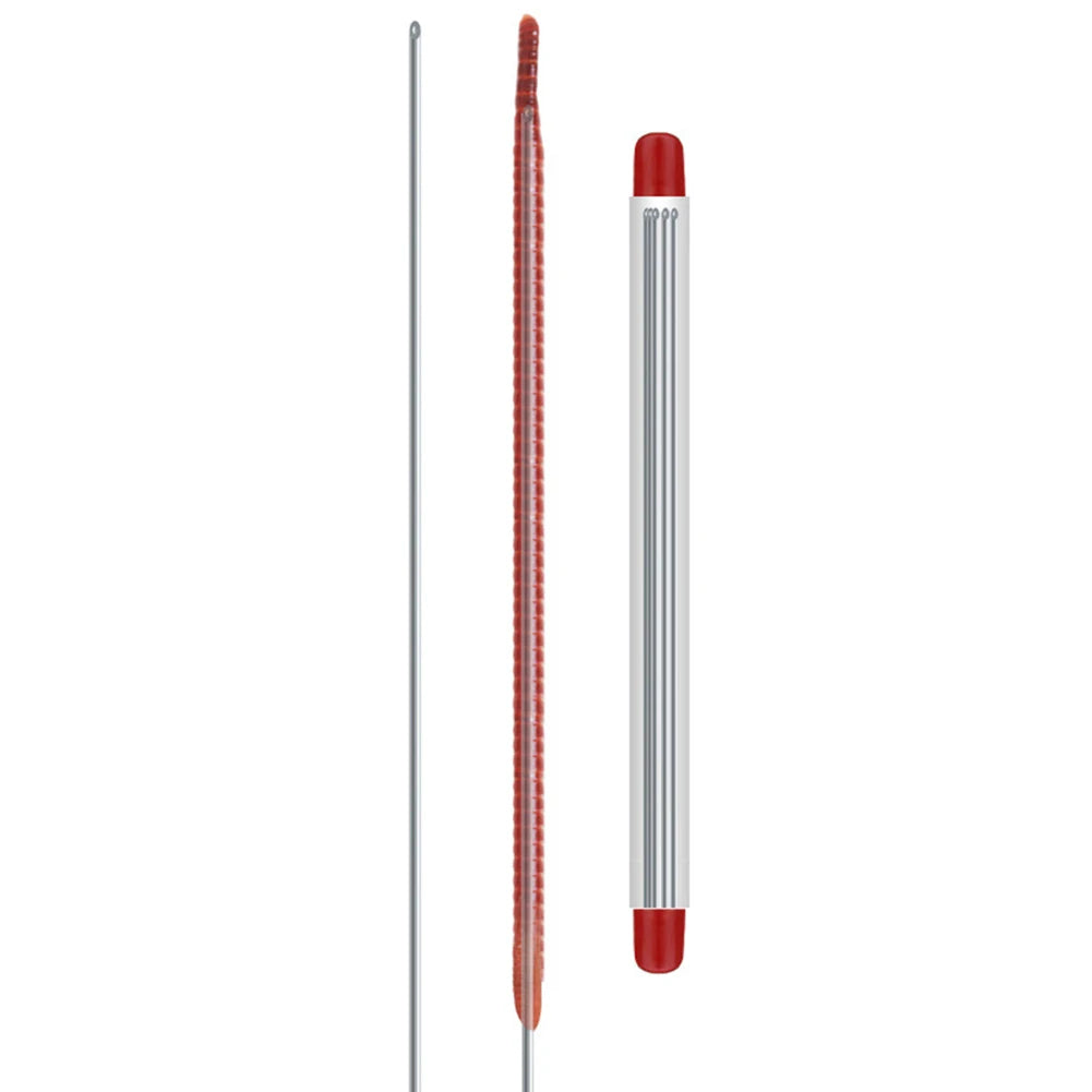 Stainless Steel Earthworm Hooking Needle Fishing Tackle Tool