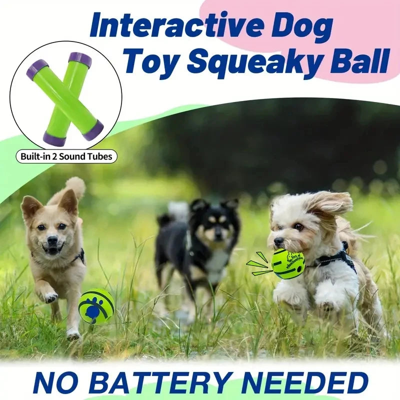 LISM Interactive Dog Toy Giggle Ball Puzzle For Mental Exercise