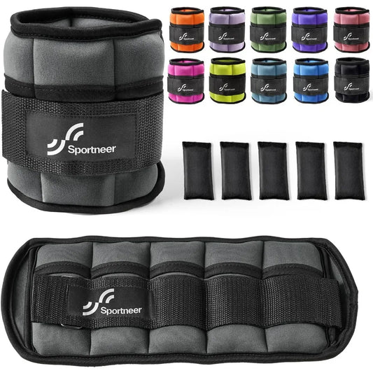 LISM Adjustable Ankle Weights Set For Strength Training