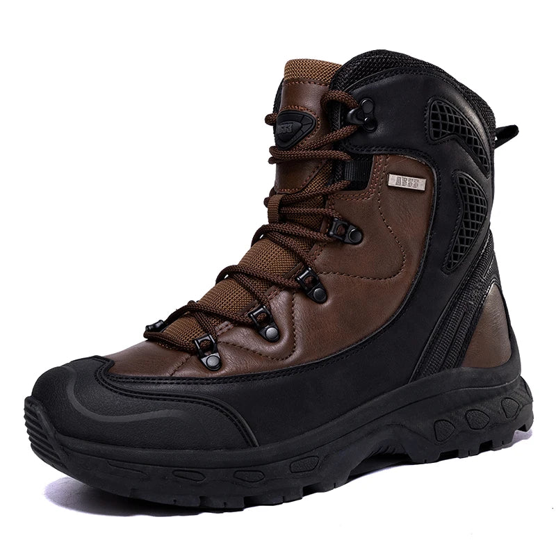 Louis KADHRCN Mens Hiking Boots Waterproof Breathable Outdoor