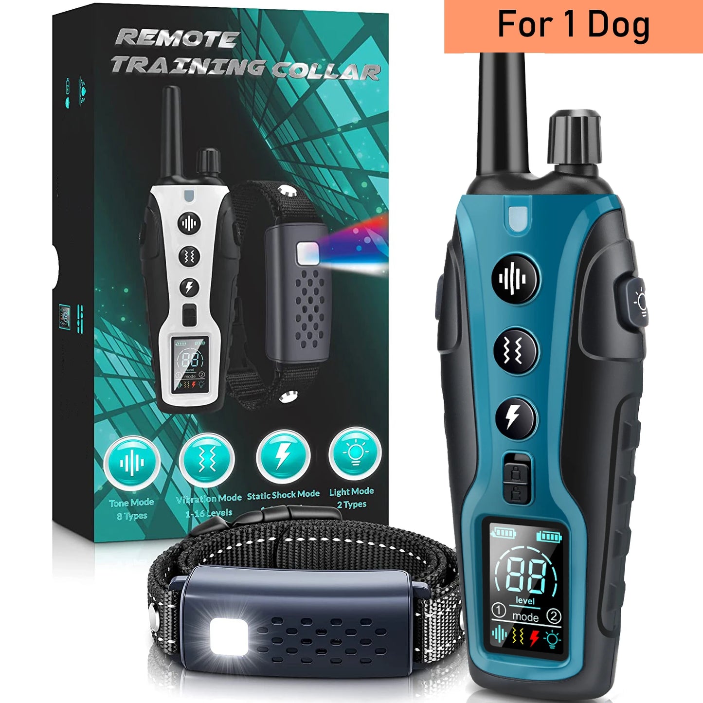 WXRPETH Dog Training Collar Remote Control Beep Vibration Shock 3300ft