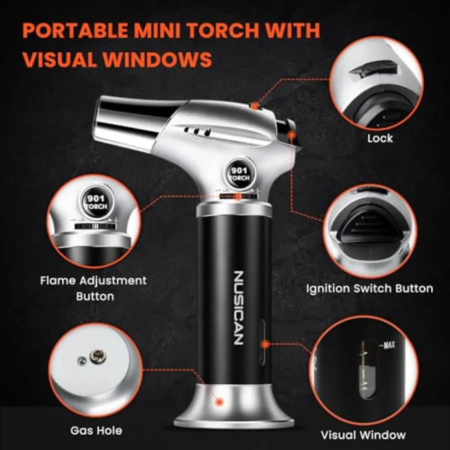 Cocktail Smoker Kit With Torch For Whiskey And Bourbon
