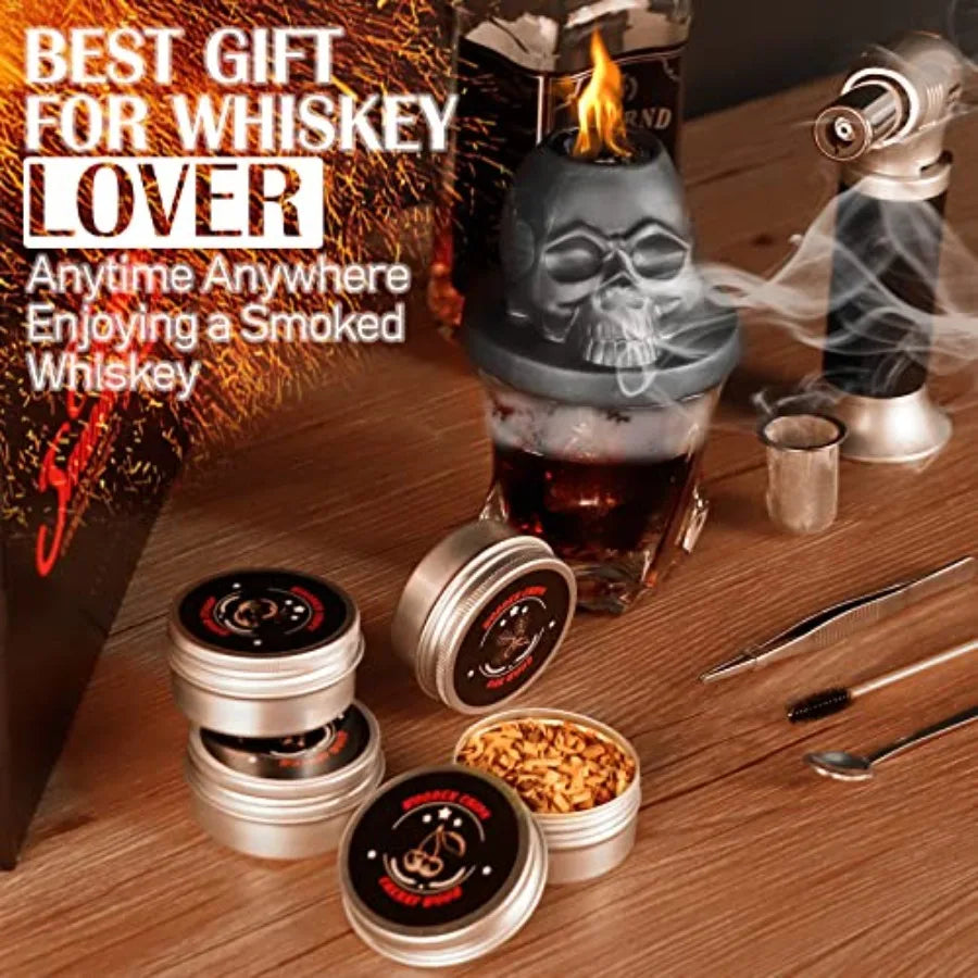 Cocktail Smoker Kit With Torch Whiskey Infuser Gift Box